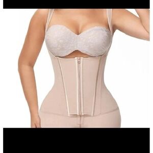 Waist Trainer Women Plus Size Corset Shapewear Tummy Control, Size L